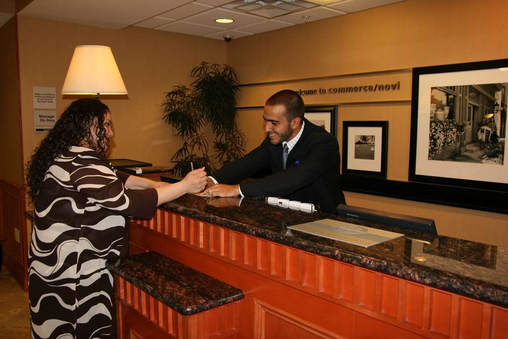 Hampton Inn Commerce/Novi Intérieur photo