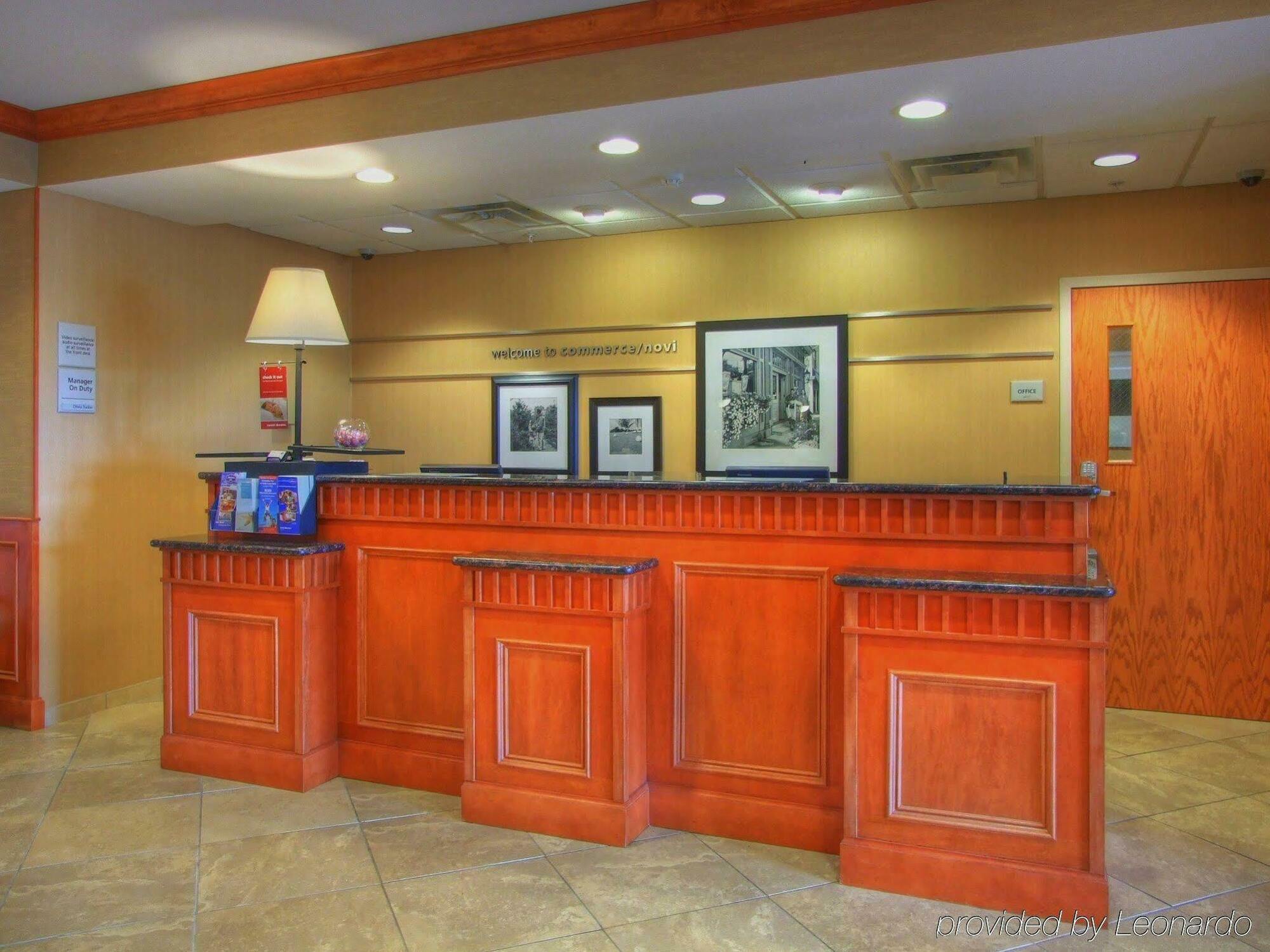 Hampton Inn Commerce/Novi Intérieur photo